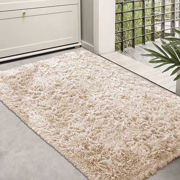 Non Slip Dirt Trapper Washable Fluffy Barrier Mats Entrance Rug 