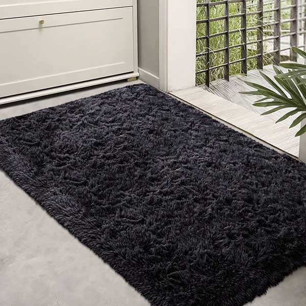 Non Slip Dirt Trapper Washable Fluffy Barrier Mats Entrance Rug 