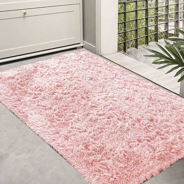 Non Slip Dirt Trapper Washable Fluffy Barrier Mats Entrance Rug 