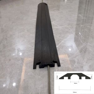 Non-Slip Flexible Floor Cable Protector Durable Rubber Ramp