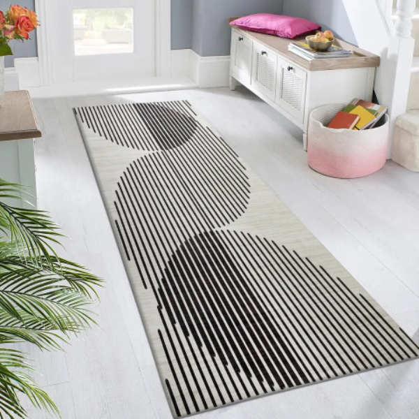 Non Slip Jett Crystal Hallway Runner Washable Rugs Kitchen Carpet Floor Mats