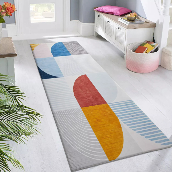 Non Slip Kira Hallway Runner Washable Rugs Kitchen Carpet Floor Mats