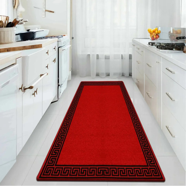 Non Slip Long Hallway Runner Rugs Machine Washable Kitchen Carpet Floor Mats