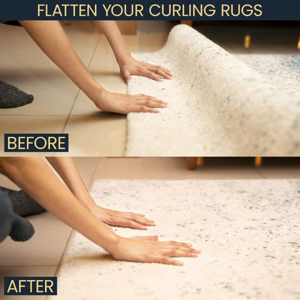 Reusable Rug Grippers Non Slip For Laminate & Wooden floor Compatible with Hard, Tiled, Marble Floors