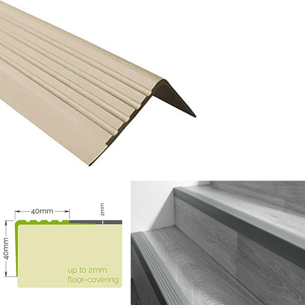 Non Slip Stair Nosing Bullnose Stair Nosing Rubber Angle Step Edge