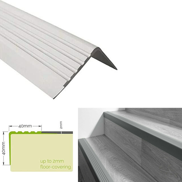 Non Slip Stair Nosing Bullnose Stair Nosing Rubber Angle Step Edge