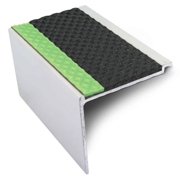 Commercial Stair Nosing 60mm x 55mm Tredsafe With PVC Insert step edge protection