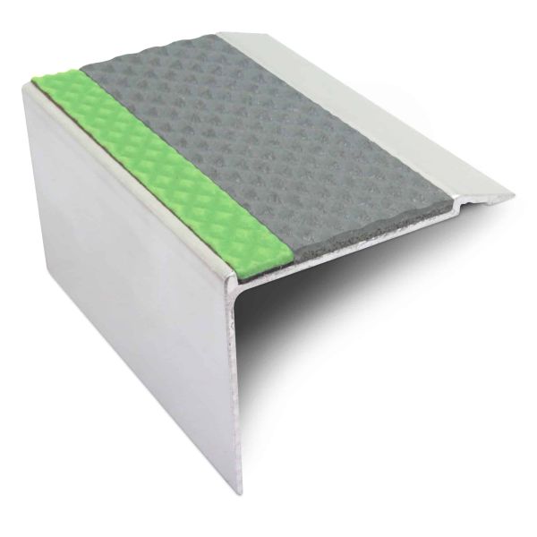 Commercial Stair Nosing 72mm x 55mm With PVC Insert step edge protection Tredsafe