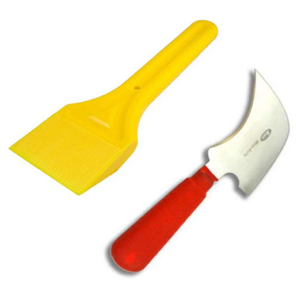 Paddle & Half Moon Glazing Knife Kit