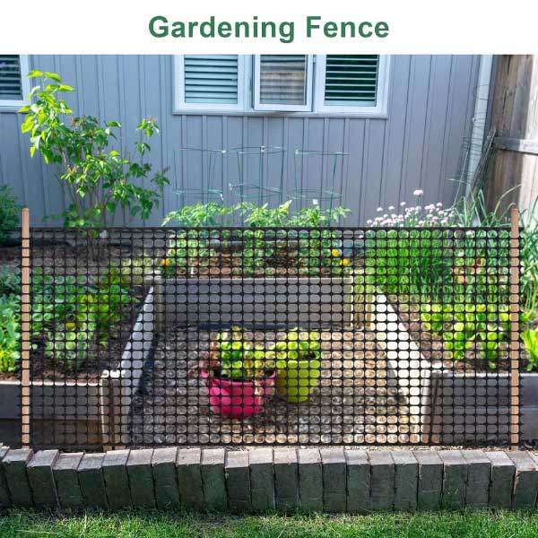 Plastic Mesh Barrier Safety Fence Gardening Pest Protection