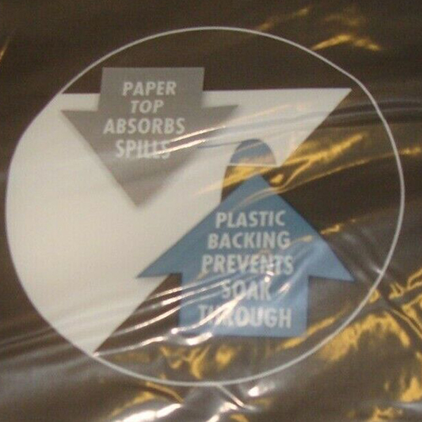 Paper Poly Backed Economy Laminated 100% Waterproof Dust Sheets Prep