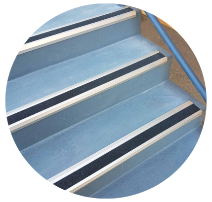 high-quality PVC hard nosing for stair safety in the UK