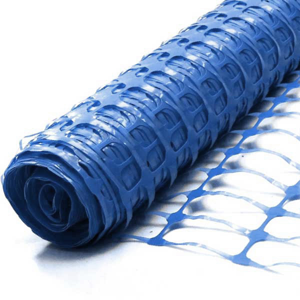 Reusable Blue Plastic Mesh Strong Safety Barrier Fence