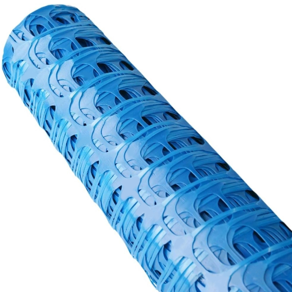 Reusable Blue Plastic Mesh Strong Safety Barrier Fence