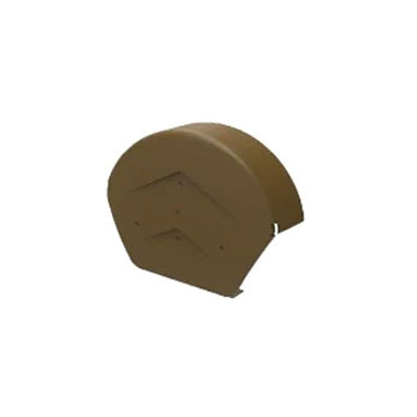 Ridge End Cap for Dry Verge Systems