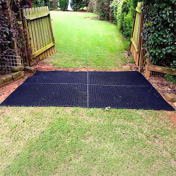 Rubber Grass Matting Anti-Slip for Public Pathways