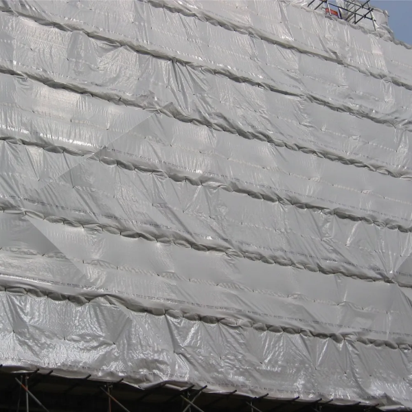 Eyeleted Scaffold Sheeting - Flame Retardant