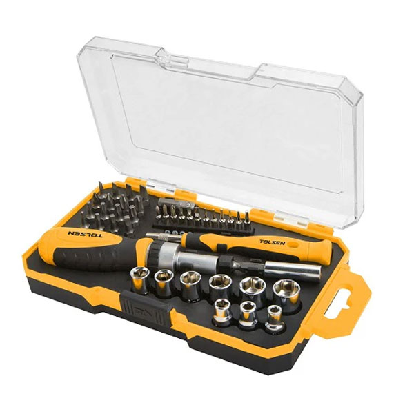 Screwdriver & Ratchet Set - 42 Pcs