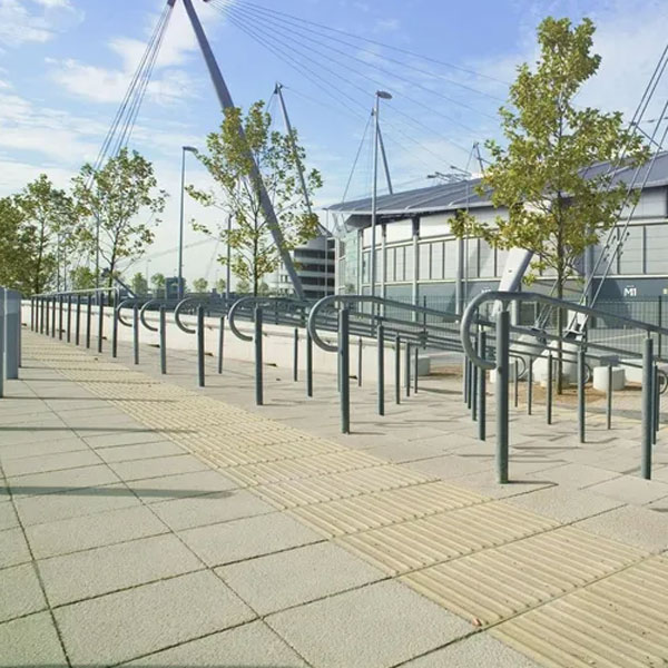 Segregated Shared Cycle Track Tactile Paving