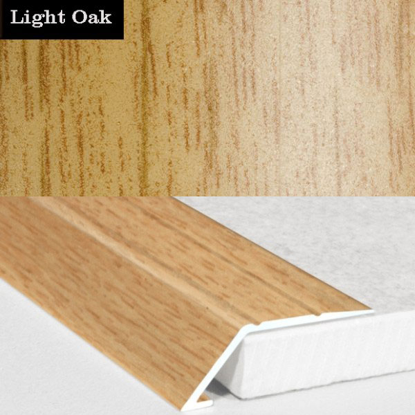 Self Adhesive Aluminium Wood Effect door Threshold Ramp