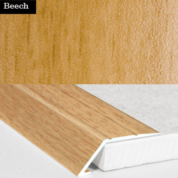 Self Adhesive Aluminium Wood Effect door Threshold Ramp