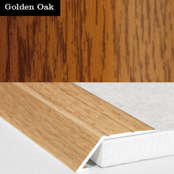 Self Adhesive Aluminium Wood Effect door Threshold Ramp