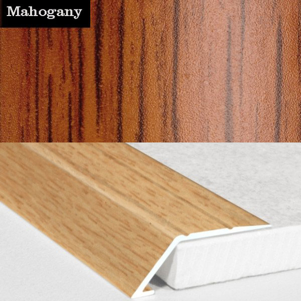 Self Adhesive Aluminium Wood Effect door Threshold Ramp