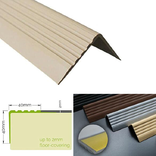 Self Adhesive Stair Nosing Bullnose Stair Nosing Rubber Angle Step Edge