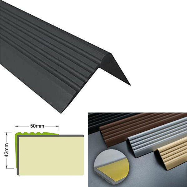 Self Adhesive Stair Nosing Bullnose Stair Nosing Rubber Angle Step Edge