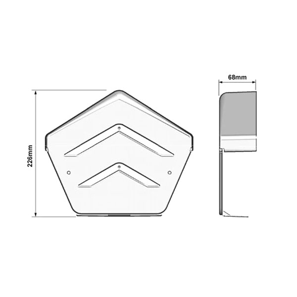 PVC Square Dry Verge Roof Kit