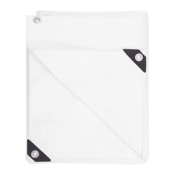 Standard White Tarpaulins 110gsm Lightweight