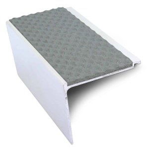 Commercial Stair Nosing 60mm x 55mm With Non Slip PVC Insert Tredsafe 