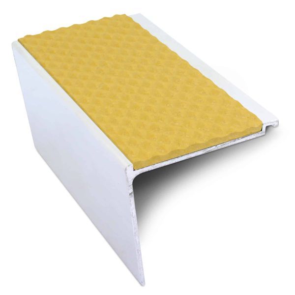 Commercial Stair Nosing 60mm x 55mm With Non Slip PVC Insert Tredsafe 