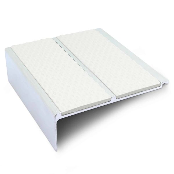 Commercial Stair Nosing 91mm x 32 mm Non Slip PVC Insert Tredsafe