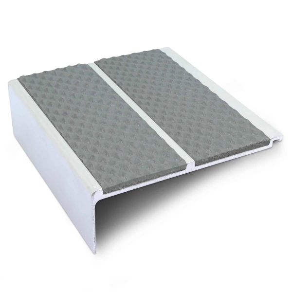 Commercial Stair Nosing 91mm x 32 mm Non Slip PVC Insert Tredsafe