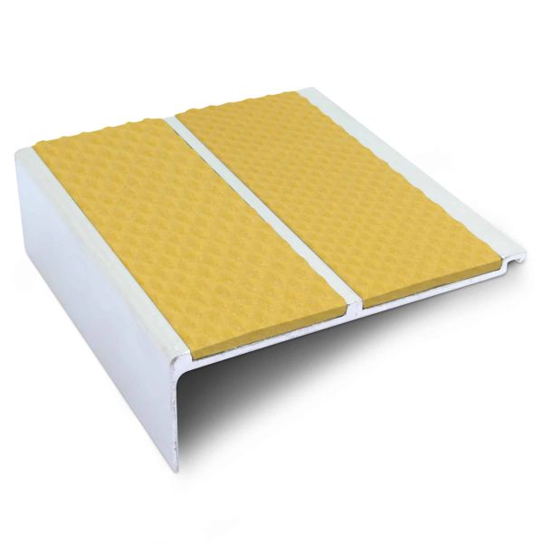 Commercial Stair Nosing 91mm x 32 mm Non Slip PVC Insert Tredsafe