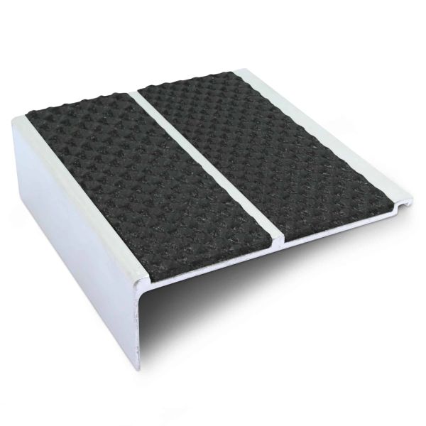 Commercial Stair Nosing 91mm x 32 mm Non Slip PVC Insert Tredsafe