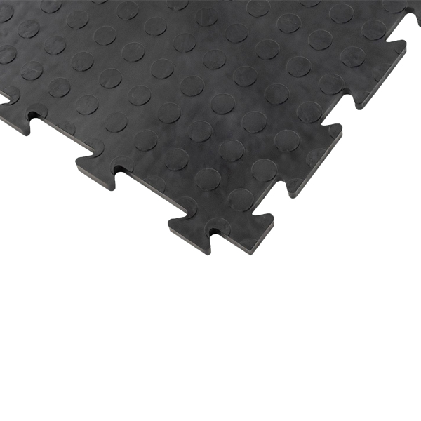 Floor Interlocking PennyDot Tile Mat For Comfort and Safety