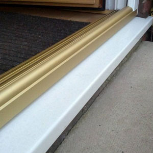 Durable UPVC Wood Effect Door Thresholds for UK Homes