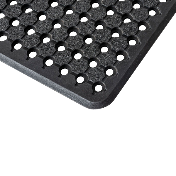 Hard Wearing Multi-Purpose Rubber Mat with Anti-Slip Textured Surface