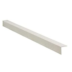 White GRP 70mm x 55mm Stair Nosing Cover Non Slip