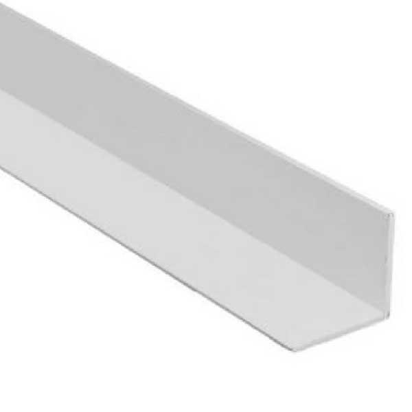 White Plastic Angle Wall Corner Protector Trim Cover