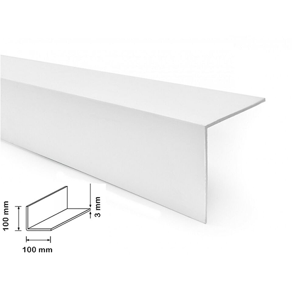 1m Plastic Pvc Corner 90 Degree Angle Trim