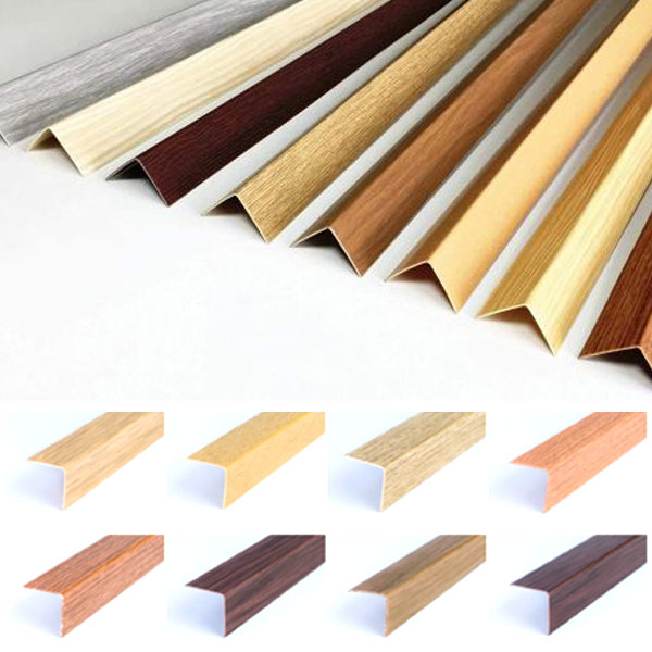 Shop Top Quality Plastic Pvc Corner Size Angle Trim Wall Corner Guard Edge Protector Wood Effect 4825