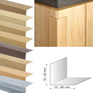 Wood Effect Plastic Pvc Corner 90 Degree Angle Trim