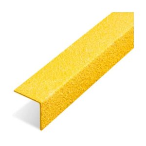 Yellow GRP Stair Nosing Cover Non Slip